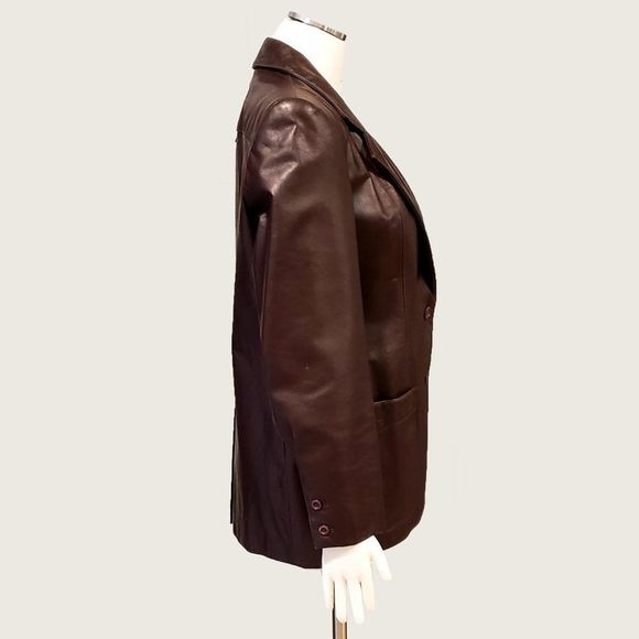 Etienne Aigner Leather Jacket - Picture 5 of 15